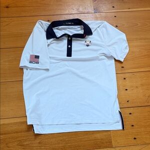 Ralph Lauren RLX White and Navy Polo
